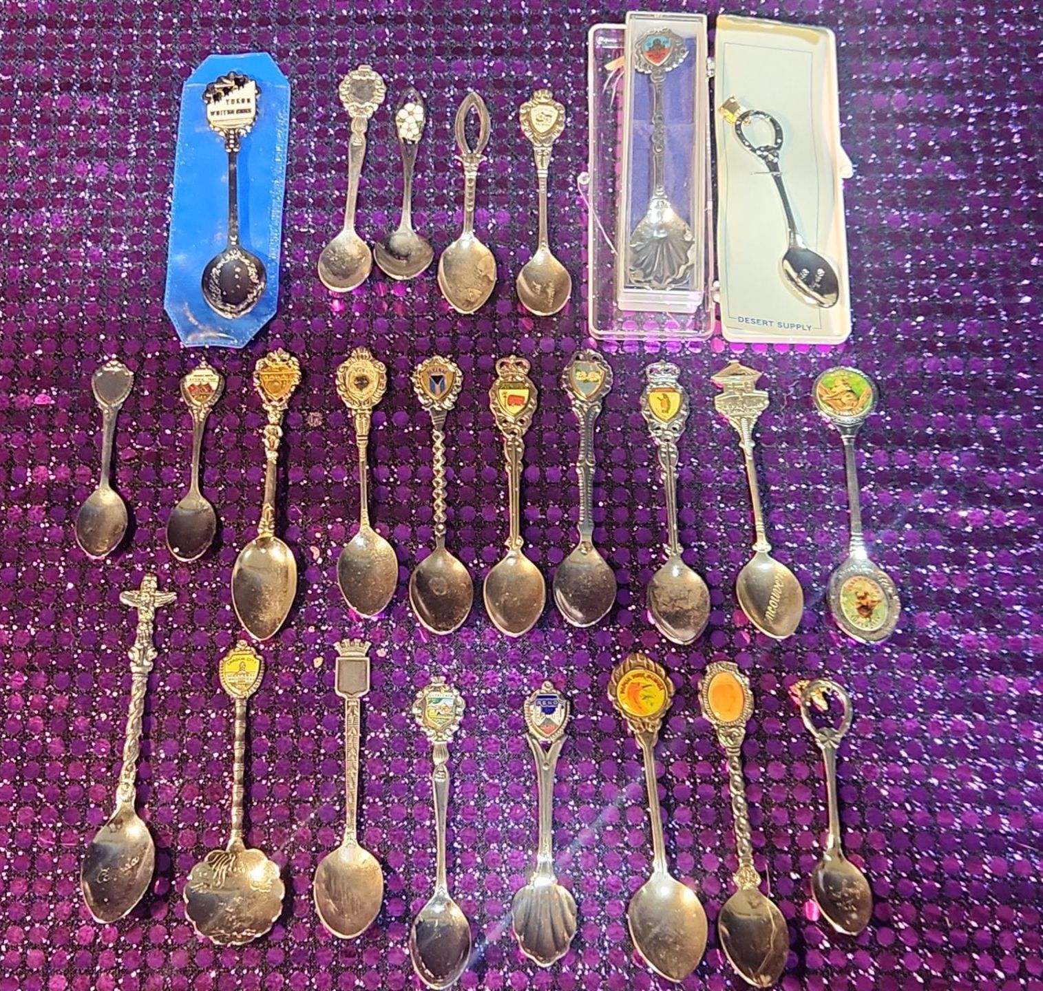 Curated Mini Collection of Charming Souvenir Spoons - Beck Auctions Inc.