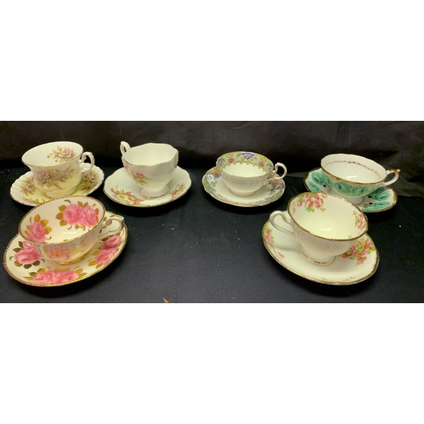 Fine China - Assorted Tea Cup Collection - Royal Albert Queen Anne Ainsley & More