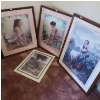 Image 1 : Prints: Ballet Dancers: Two 23.5 X 28, 16 X 20, Girl w/ Sheep 24 X 30