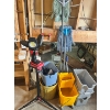 Image 1 : Industrial mop bucket, two industrial mop heads additional buckets for extra cleaning.Light Stand