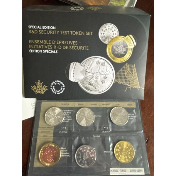 2018 Special Edition R&D Security Test Token Set $87.95