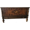Image 2 : Wooden Storage Chest with Drawer, 40 x 18 x 32 Inches