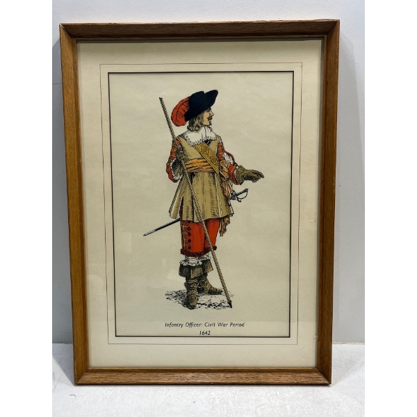 Infantry Officer: Civil War Period 1642 12Wx17H