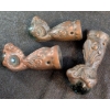 Image 2 : Brass Indian Vase, Furniture Claws, & Candle Stick