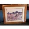 Image 1 : Framed Print of Field Workers Picking Flowers