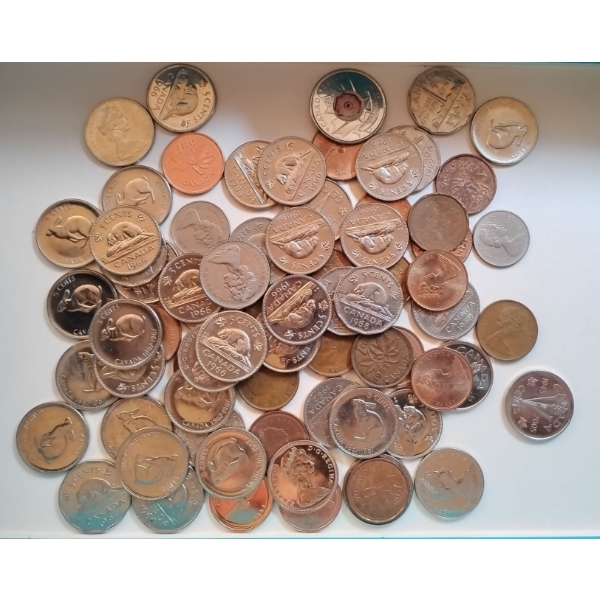 Coins - Various Vintage Canadian 1900s - Present