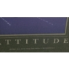 Image 2 : Inspirational Print 27 X 33 "Attitude", Framed Under Glass