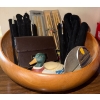 Image 3 : Teak Bowl With Pens  & Wood Duck