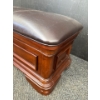 Image 2 : Gorgeous Solid Wood and Leather Bench - 50W, 20D, 20T