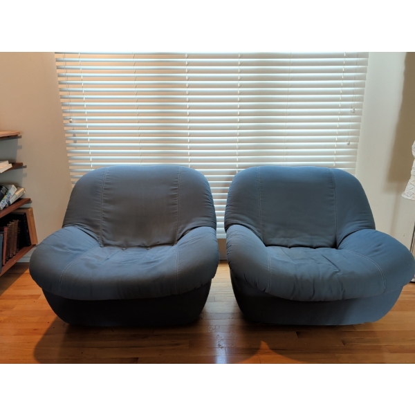 2 Gubi Pacha Lounge Chairs  