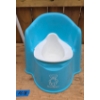 Image 3 : White Bathroom Stool and BabyBjorn Blue Potty Chair Set