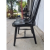 Image 7 : 6 Black Wood Windsor-Style Dining Chairs