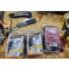 Image 12 : Milwaukee Cordless Grease Gun, Motomaster Charger, Hoist Chains and Shop Table