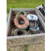 Image 2 : Two Pallet Boxes 41 W, 48 D, 25 T and 27 T, w/ Cutting Torch Hoses, Cutting Visors
