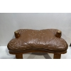 Image 2 : Vintage Camel Saddle 14Wx19Dx16.5H