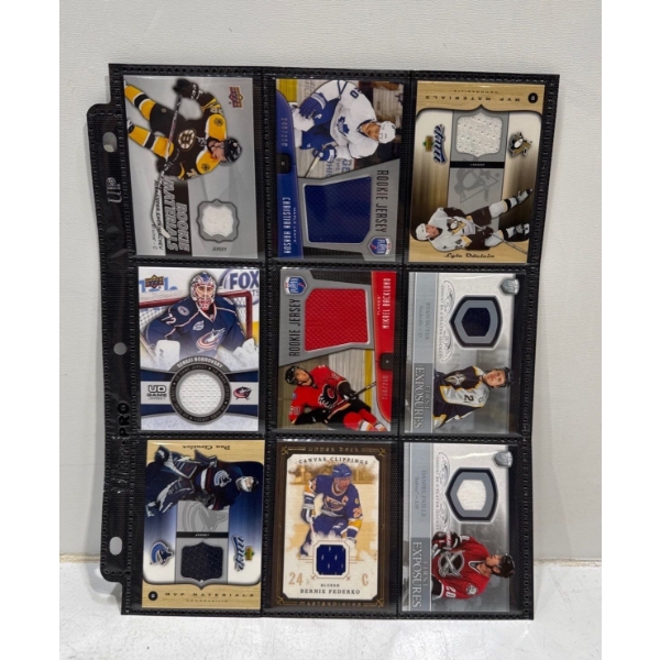 Binder Sleeve of NHL Cards - Various Years