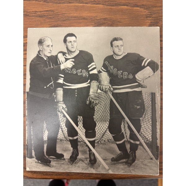 Vintage New York Rangers Hockey Photos With Historical Notes