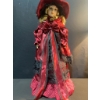 Image 1 : Engraved 1977 PARIS Made Porcelain Doll and Scarlett Friend in Period Dresses