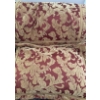 Image 5 : Embroidered Scarlett & Gold Chenille Fringed Decorative Bed Accents 