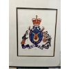 Image 2 : This artwork is a collectable, limited edition serigraph print from 1996 featuring the Royal Canadia
