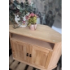 Image 1 : Wooden TV Cabinet 46 W, 23 D, 30 T and Artificial Plants- Largest Pot: 11" Diameter, 9 T 