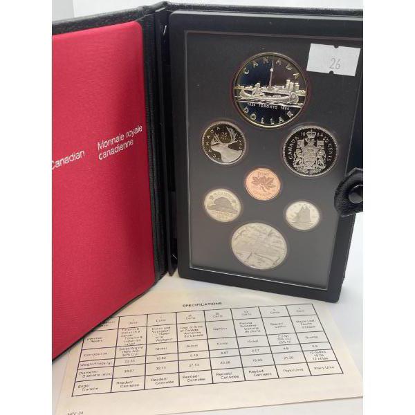 1984 Canada Specimen Double dollar set