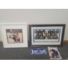 Image 1 : Toronto Maple Leafs Memorabilia Lot Including Framed Prints and License Plate