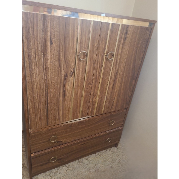 Armoire w/ 2 Bottom Drawers MDF 35 W, 18 D, 50 T 