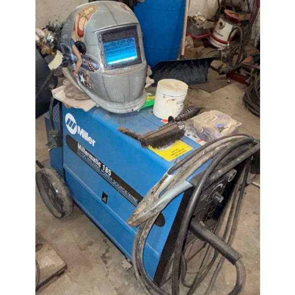 Miller Millermatic 185 MIG Welder w/Accessories To Get The Welding Done, Masks etc