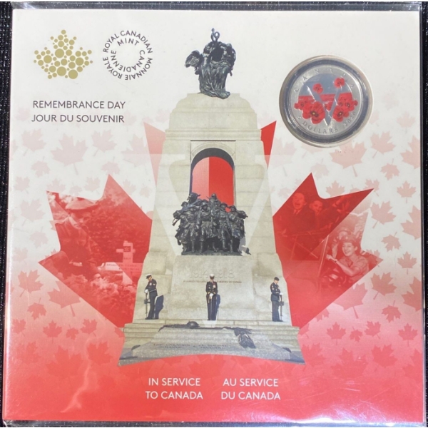  2020 Remembrance Day $5 Fine Silver Coin
