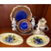 Image 1 : Mitterteich Bavaria Porcelain Mocha Cup w/ Saucer Moorcroft Pottery Ashtrays Ardco Courting Figurine
