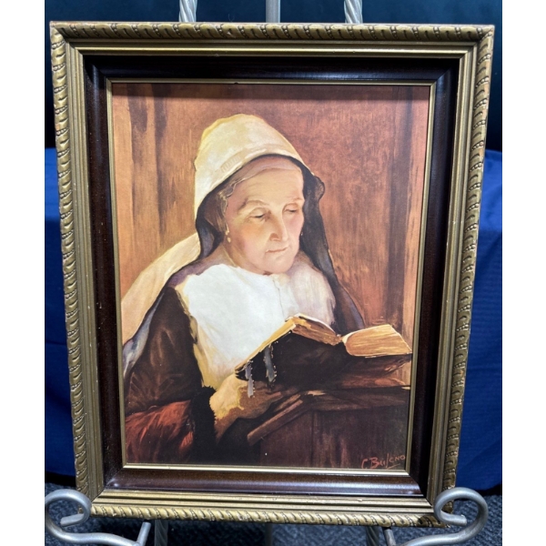 C Blucno  "The Comforter" Print 11wx14H