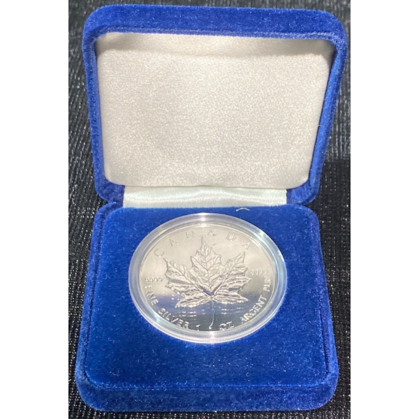  Canadian Silver Maple Leaf Troy Ounce Fine Silver Coin