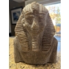 Image 1 : King Tutankhamun Bust 6x10 Made From the Sands Of The Sahara Desert 