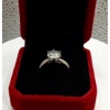 Image 3 : 2ct Round Moissanite with 26 Round Cubic Zirconia Set in 925 Silver Ring - Size 6.5