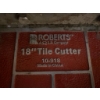 Image 2 : Roberts 18-Inch Tile Cutter with Measurements in Inches and Centimeters