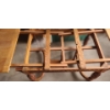 Image 3 : Wooden Dining Table w/ Extension and Carved Design 60 W Closed/ 96 W Opened, 38 D, 30 T