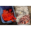 Image 2 : Holiday Decor Incl. Santa, Snowmen, Bows and Much More w/ Storage & Crafting Bin 