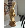 Image 3 : Antique Ivory Guanyin Figure 7T w/ Asian Art Print 