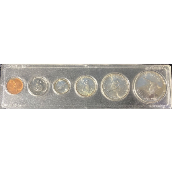 1967 Uncirculated Coin Set 80% Silver 1.11 Troy Ounces