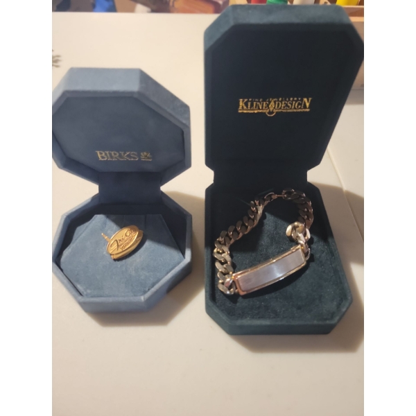 GF Workplace Employee Pin w/ Men's Fashion Bracelet 