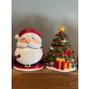 Image 1 : Santa and Christmas tree cookie jar
