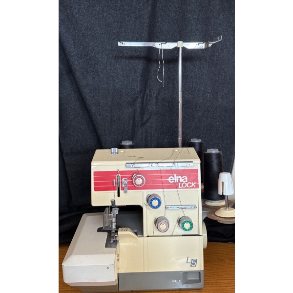 Vintage Elna Lock Sewing Machine LR21336 No Cord 