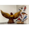 Image 1 : Blue Mountain Pottery Eagle Figurine w/ Wood Pecker Toothpick Picker & more