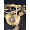 Image 4 : Vintage Ivory Candlestick Phone and Rotary Dial Tabletop Phone 