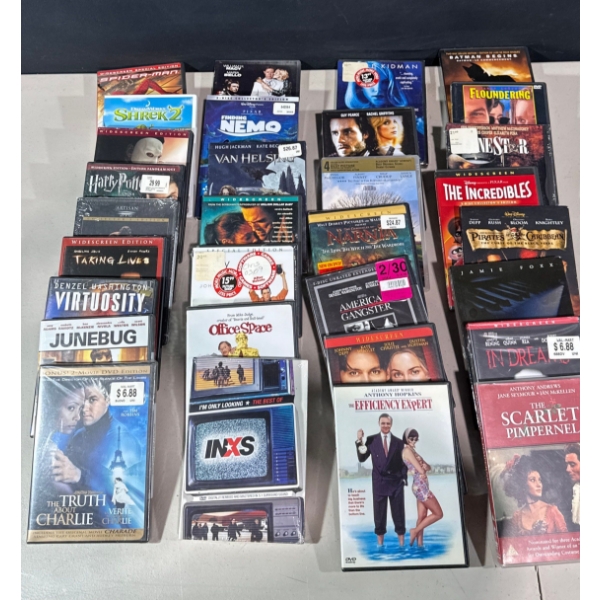 Large DVD Collection - Pirates of the Caribbean, Batman, Narnia, and more