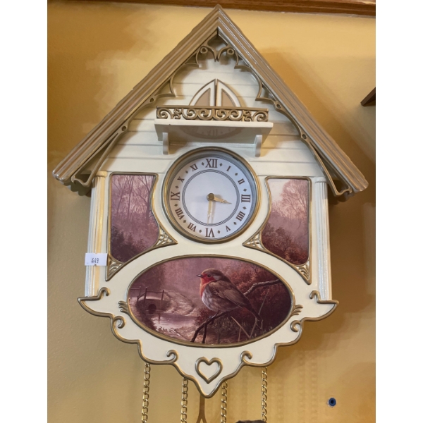 Bradford Exchange Figural Cuckoo Clock 22T