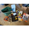Image 1 : MISC. Garage Finds - Painting Supplies Dewalt 18V Driver Shop Paper Towel Dispenser & More