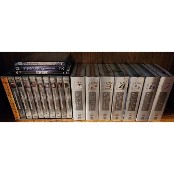 Blockbuster DVD's Including: Star Trek The Next Generation Series and Movies 