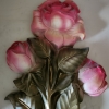 Image 2 : Pair of Plaster Roses 10 X 15
